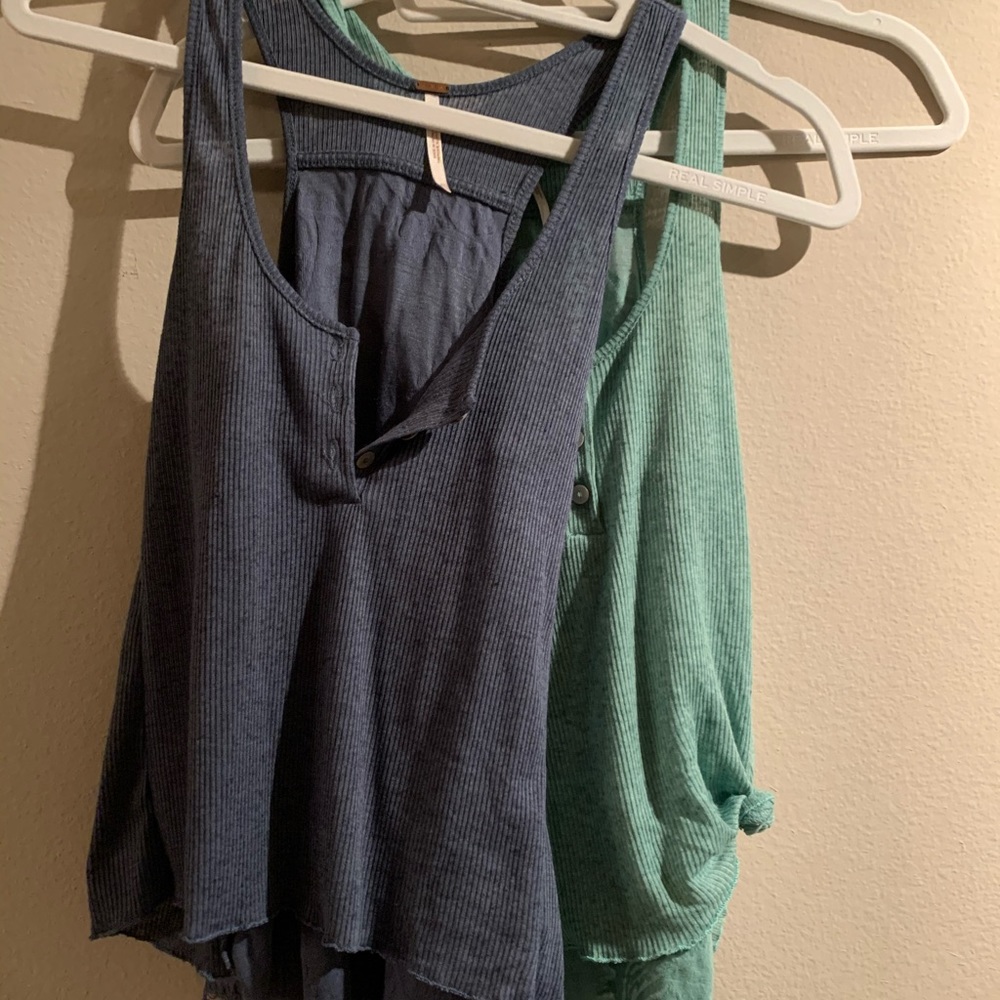 Lot of two free people cropped tank tops! XS